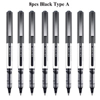 Deli Rollerball Pens, 0.5mm Liquid Ink Gel Pens,Quick Drying & Long Lasting Fine Point Pen for Writing, Journaling, Notes