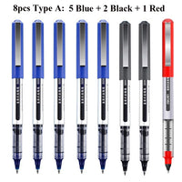 Deli Rollerball Pens, 0.5mm Liquid Ink Gel Pens,Quick Drying & Long Lasting Fine Point Pen for Writing, Journaling, Notes