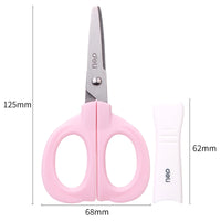 Deli School Scissors Soft-touch Cartoon Safe Scissor 135mm Hand Craft Paper Scissors For Kids & Student Stationery 6070