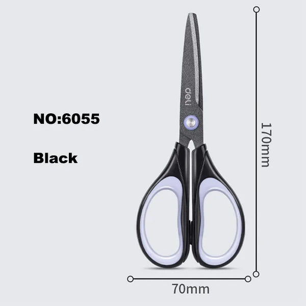 2Pcs Huohou Cool Black Kitchen Knife Scissor Non-Stick Stainless