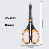 Deli Scissors Anti Stick Anti Rust Stainless Stationery Tijeras 가위 ножницы Tesoura Home Office Studengt DIY Handicraft Made Tool