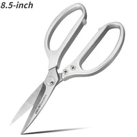 Deli Stainless Steel Industrial Strong Shears Multifunction Household Hand Tool Scissors for Leather/Fabric/Paper/Fishing Net