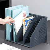 Deli Stretchable File Organizer Box Office Desk File Tray Foldable Magazine Holder Stand