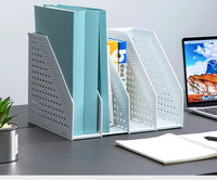 Deli Stretchable File Organizer Box Office Desk File Tray Foldable Magazine Holder Stand