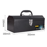 Deli Thickened Tool Box Tool bag Oxford Cloth Empty PP Plastic Storage Box Multifunctional Maintenance Tool Case Household
