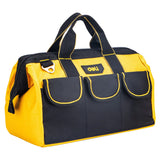 Deli Thickened Tool Box Tool bag Oxford Cloth Empty PP Plastic Storage Box Multifunctional Maintenance Tool Case Household