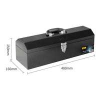 Deli Thickened Tool Box Tool bag Oxford Cloth Empty PP Plastic Storage Box Multifunctional Maintenance Tool Case Household