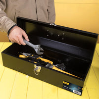 Deli Thickened Tool Box Tool bag Oxford Cloth Empty PP Plastic Storage Box Multifunctional Maintenance Tool Case Household