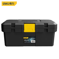 Deli Tool Box Double Layer Large Capacity Household Storage Boxes Multifunctional Electrician Portable Tool Case Organizer