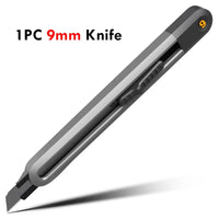 Deli Utility Knife Blade Messer Facas Art Carving Box Cutter School Suplies Cut Tools Wallpaper Stationery Express Delivery Safe