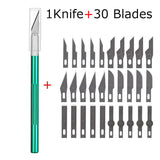 Deli Utility Knife Carving Craft Tools Kit нож Couteau Portable Handicraft Creation Engraving Cutter Sculpture Non-Slip Safety