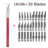 Deli Utility Knife Carving Craft Tools Kit нож Couteau Portable Handicraft Creation Engraving Cutter Sculpture Non-Slip Safety