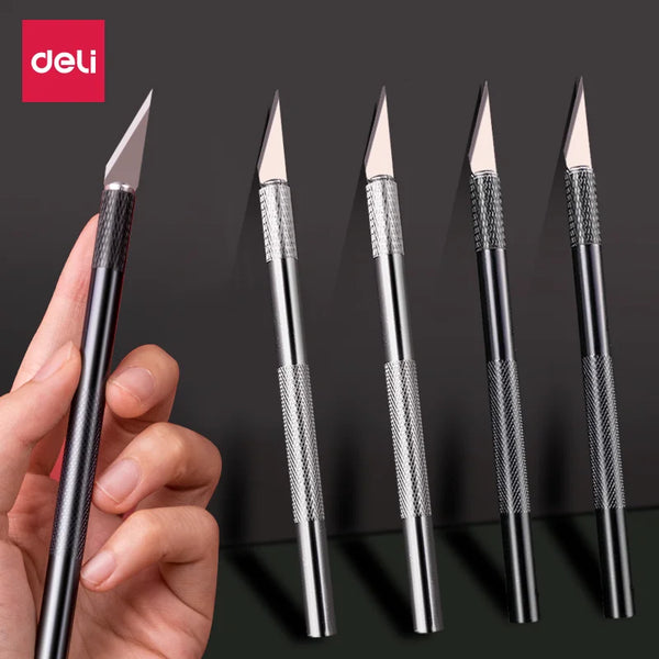 Deli Scalpel Blades Metal Precision knife Cutter Engraving Craft