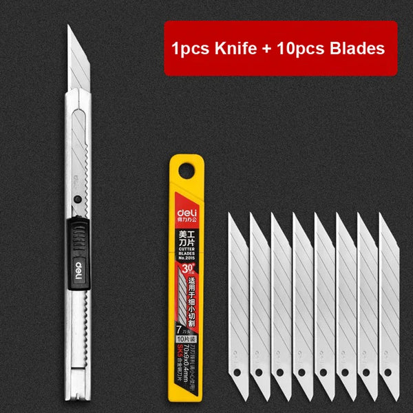 Utility Knife Box Cutter Retractable Snap Off Knife For Cutting