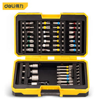 Deli  high quality 39 PCS 45PCS Screwdriver Set Magnetic Bits, Y Type, Hexagon, Pozidriv,Heads Flat And PhillipsScrewdriver Sit