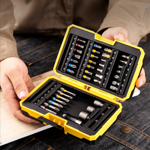 Deli  high quality 39 PCS 45PCS Screwdriver Set Magnetic Bits, Y Type, Hexagon, Pozidriv,Heads Flat And PhillipsScrewdriver Sit