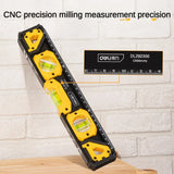 Deli level high precision level inclinometer water balancer with magnet 3 level bubble level gauge measuring tool