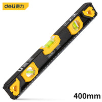 Deli level high precision level inclinometer water balancer with magnet 3 level bubble level gauge measuring tool
