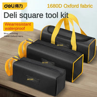 Deli multi-function Tool Bag Multi bag Waterproof fall proof hardware tool storage bag 1680DOxford cloth electrician storage bag