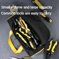 Deli multi-function Tool Bag Multi bag Waterproof fall proof hardware tool storage bag 1680DOxford cloth electrician storage bag