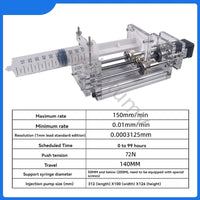 Desktop Precision Bomba De Injeção Elétrica, seringa Thruster, laboratório Micro Dispenser, cola Dispenser