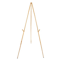 AOOKMIYA Display Stand Adjustable Height Anti-slip Easel Tripod Solid Fixed Poster Metal Wedding Sign White Easel Stand The Party