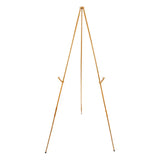 AOOKMIYA Display Stand Adjustable Height Anti-slip Easel Tripod Solid Fixed Poster Metal Wedding Sign White Easel Stand The Party