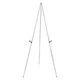 AOOKMIYA Display Stand Adjustable Height Anti-slip Easel Tripod Solid Fixed Poster Metal Wedding Sign White Easel Stand The Party