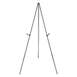 AOOKMIYA Display Stand Adjustable Height Anti-slip Easel Tripod Solid Fixed Poster Metal Wedding Sign White Easel Stand The Party