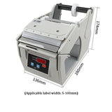 Dispositivo Automático Etiqueta Dispenser, etiqueta descascando Peeling Machine, auto etiqueta separando a máquina, 5-130mm