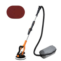 Dobrável Máquina De Polimento De Parede, velocidade ajustável Drywall Sander, lixadeira de massa longa Rod, polidor