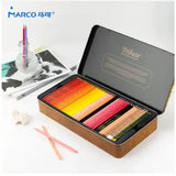 Drawing Tribute 10 Pencils, Multi-layer Ideal Masters For Colored 150 Pencils Collection With Marco Sketch