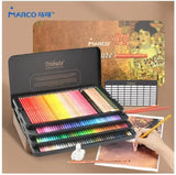 Drawing Tribute 10 Pencils, Multi-layer Ideal Masters For Colored 150 Pencils Collection With Marco Sketch