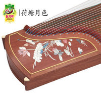 DunHuang GuZheng 694L Chinese 21 strings Musical Instrument Zither 5 pattern High Quality Zither