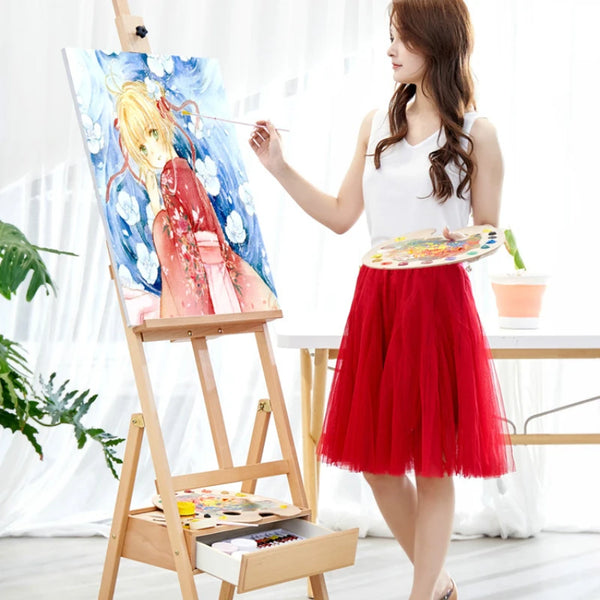 Art Drawing Table Easel For Painting Travel Portable Draw Stand