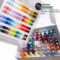 Eleanos New 60 Colors Nail Gel Polish Set Color Gel Polish 60 Different Bottles Nail Art Design Whole Set Nail Gel Learner Kit