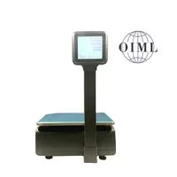 Electronic Scale 15KG 30KG Digital Weighing Built-in Receipt Bill Printer Barcode Supermarket Label Printing Bench Scale