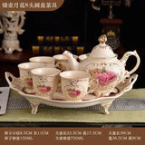 English Creative Espresso Coffee Cup Set Luxury Tableware Vintage Beautiful Mug Coffee Cup Original Breakfast Tasse Drinkware