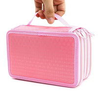 Estojo de grande capacidade para meninas, estojos grandes para lápis, bolsa com zíper multi-deck, 72 slots, suporte para caneta