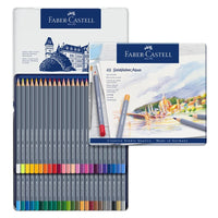 FABER CASTELL Blue iron box professional 12/24/36/48 color water soluble color pencil art grade art dedicated color lead