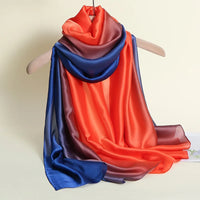 Fashion Lady Gradient Color Long Wrap Women'S Shawl Chiffon Scarf Scarves Casual Women Scarf Feminino Woman Accessory