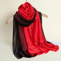 Fashion Lady Gradient Color Long Wrap Women'S Shawl Chiffon Scarf Scarves Casual Women Scarf Feminino Woman Accessory