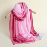 Fashion Lady Gradient Color Long Wrap Women'S Shawl Chiffon Scarf Scarves Casual Women Scarf Feminino Woman Accessory