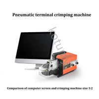 Ferramentas terminais pneumáticas do crimper do fio, prensagem a frio, Alicadores automáticos de crimpagem, Máquina de crimpagem terminal a granel