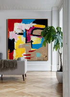 Fine Art Disturbia Large Abstract Painting on Canvas Wall Art Decor Artist Extra Large Handmade oil painting Living Room big Art