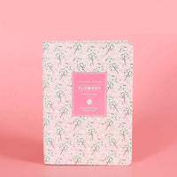 Flowery Agenda Planner Notebook Color Pages Monthly / Weekly Planner Universal Year Round Daily Planner Organizer Journal Book