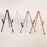 AOOKMIYA Foldable Aluminum Alloy Easel Portable Height Adjustable Table Easel Stand Versatile Tripod For Art Events Displays Canvas