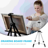 AOOKMIYA Folding Bracket Sketch Board Holder Foldable Easel Painting Display Stand Drawing Shelf Adjustable Tripod