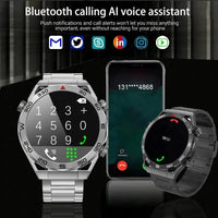 For Huawei Xiaomi NFC Smart Watch Men GPS Tracker AMOLED 454*454 HD Screen Heart Rate ECG+PPG Bluetooth Call SmartWatch 2023 New