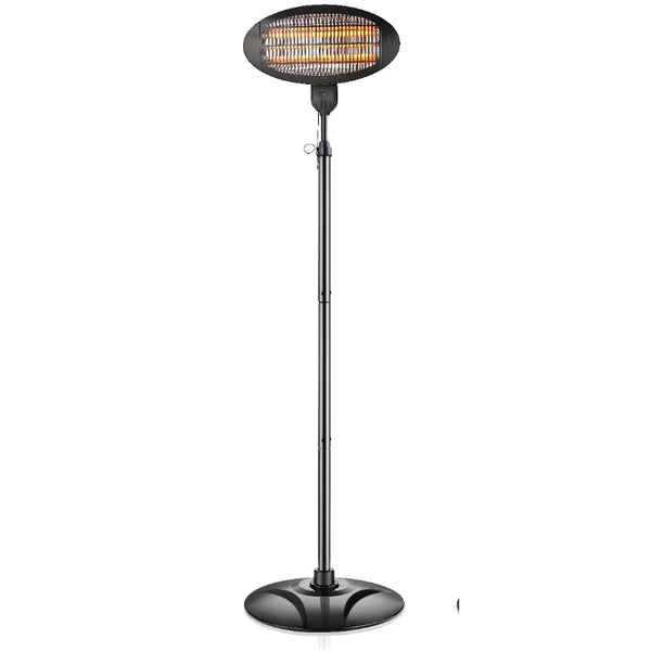 Free standing outdoor heater patio customized tip over switch 2000W patio heater